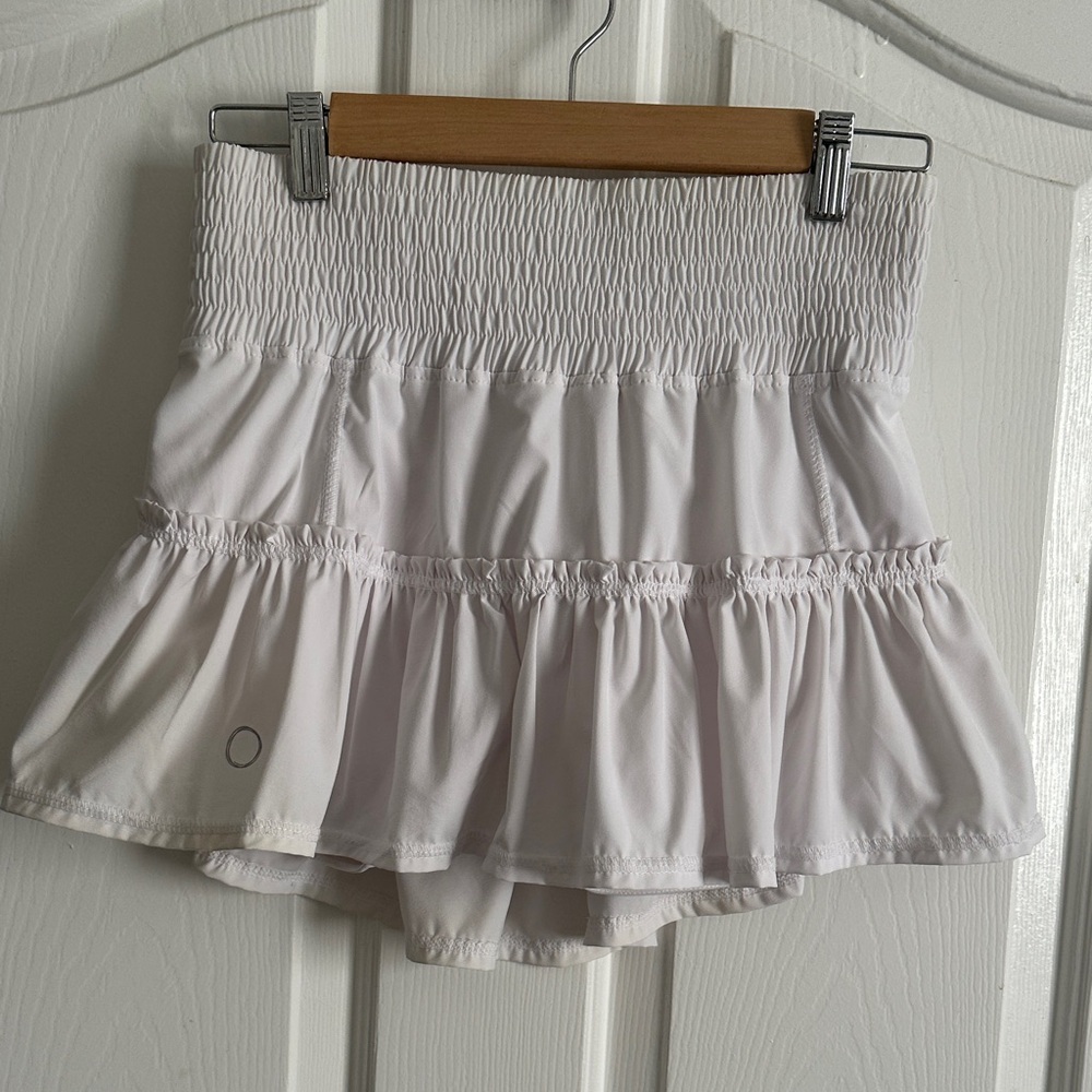 White Ruffled Tennis/Golf Skirt